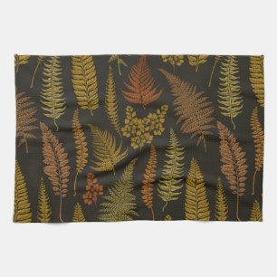 ferns 3 tea towel