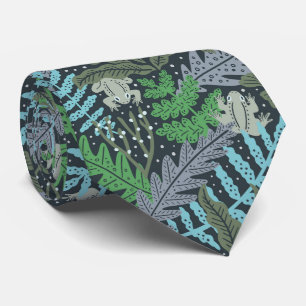 Ferns and hidden frogs tie