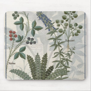 Ferns, Brambles and Flowers Mouse Mat