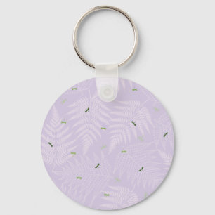 Ferns & Dragonflies Key Ring