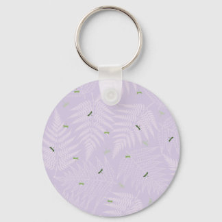 Ferns & Dragonflies Key Ring