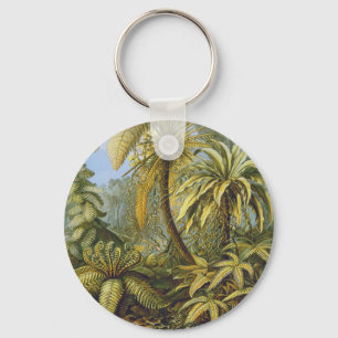 Ferns Ernst Haeckel Fine Art Key Ring