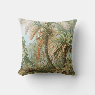 Ferns, Filicinae Laubfarne by Ernst Haeckel Cushion