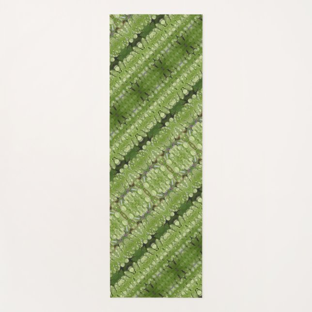Ferns Ikat Yoga Mat (Front)