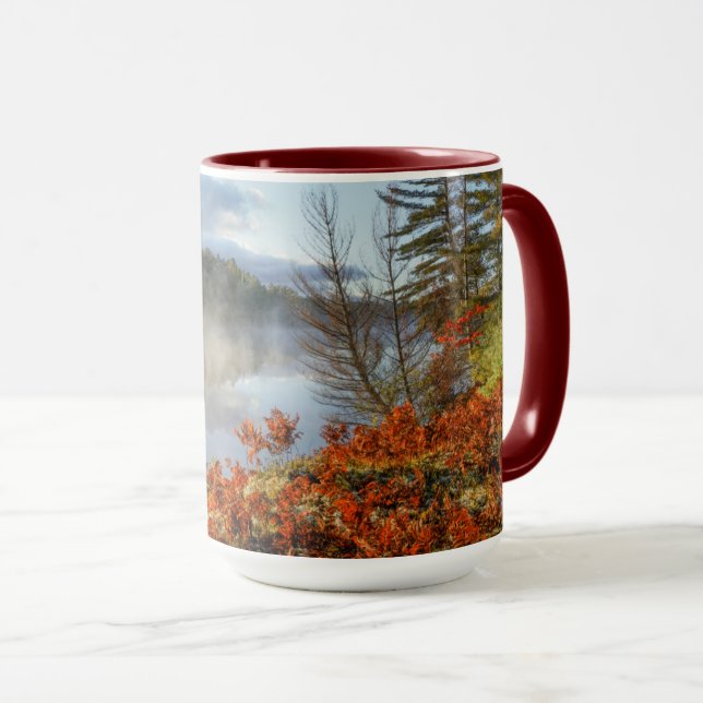 Ferns on Shoreline | Paradise, Michigan Mug (Front Right)
