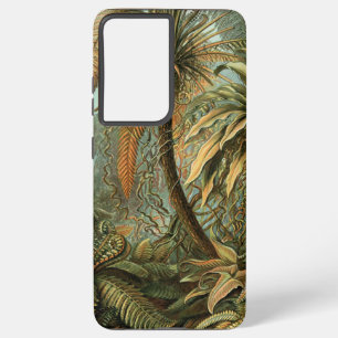 Ferns Palm Tree Antique Botanical Ferns Art Samsung Galaxy Case