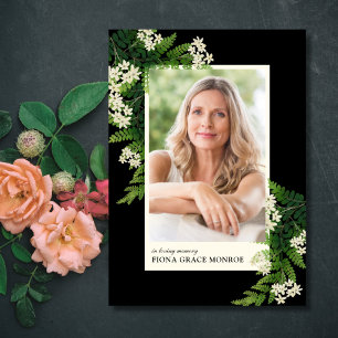 Ferns Photo Memorial Folded Program Programme