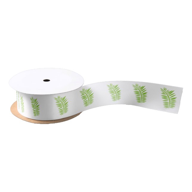 Ferns Ribbon Satin Ribbon (Spool)