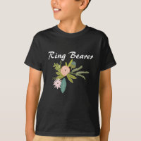 Ferns Roses Acorns Ring Bearer Wedding