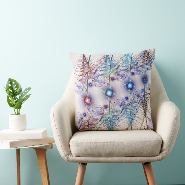 Ferns'N Flowers Abstract Cushion (Chair)