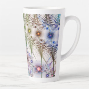 Ferns'N Flowers Abstract Latte Mug