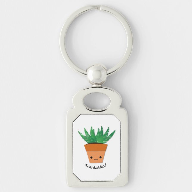 Ferntastic Fern Key Ring (Front)