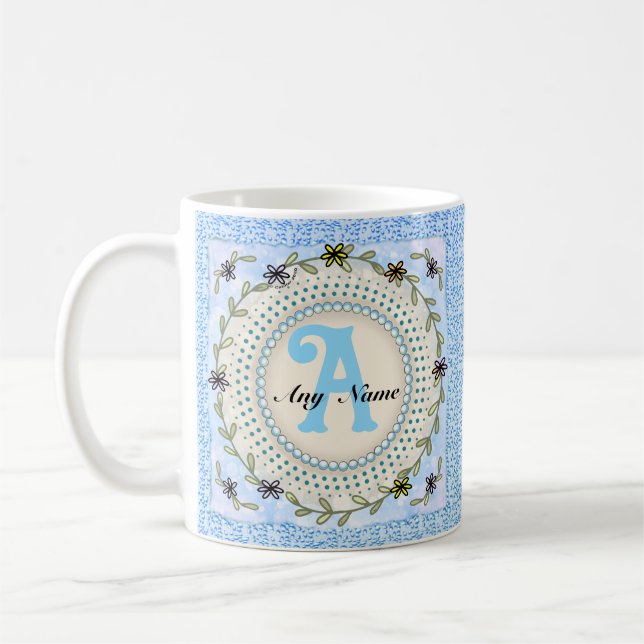 Ferny Monogram mug (Left)