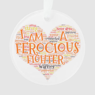 Ferocious Fighter Christmas Ornament