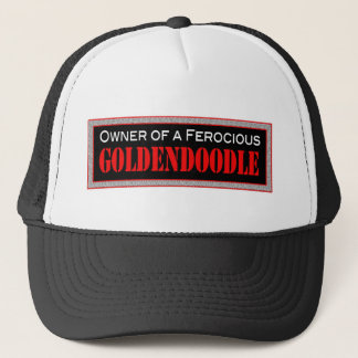 Ferocious Goldendoodle Trucker Hat