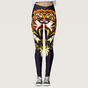 Ferocious Roaring Tiger Leggings