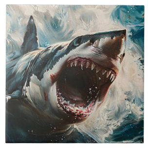 Ferocious Shark Tile