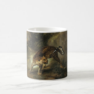 Ferocious Wild Leopard (by Jean-Baptiste Oudry) Coffee Mug