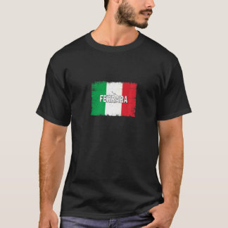 Ferrara Italy City With Italian Flag T-Shirt