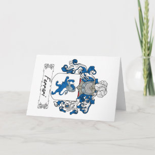 Ferrari Family Crest Card