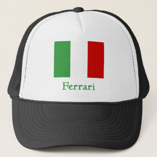Ferrari Italian Flag Trucker Hat