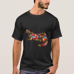Ferre Cute Ferret Colourful T-Shirt