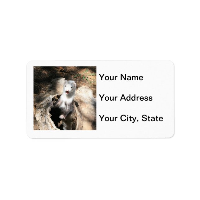 Ferret Address Label (Front)