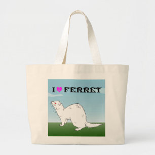 ferret (Al Pineau) Large Tote Bag