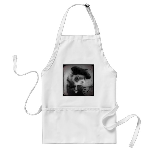 Ferret as Artist Standard Apron (Front)