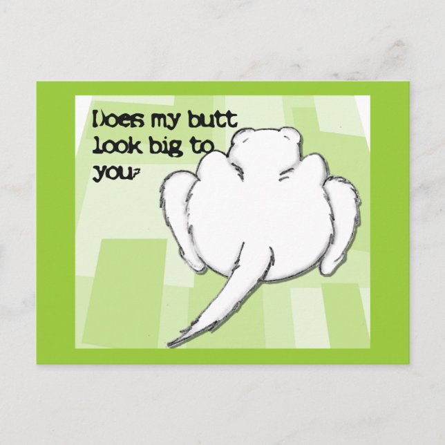 Ferret Butt Postcard (Front)