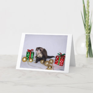 Ferret Christmas Card