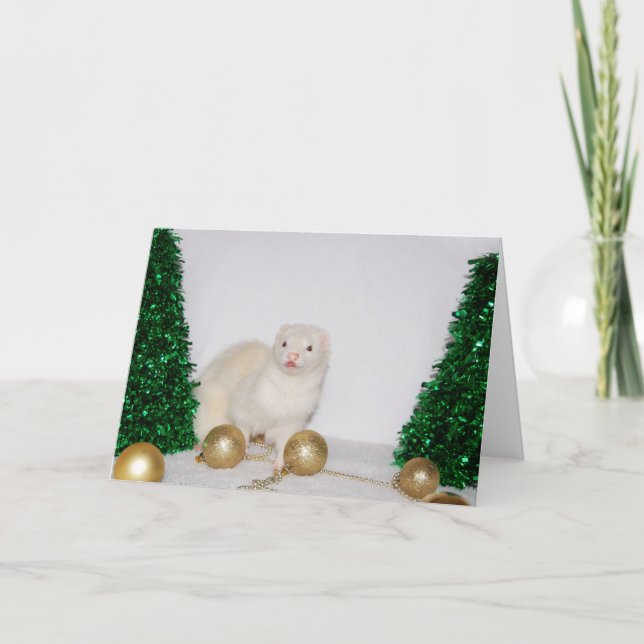 Ferret Christmas Card (Front)