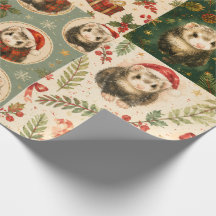 Ferret Christmas Montague Wrapping Paper