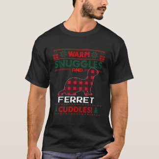 Ferret Christmas Pajama Shirt Polecat Ugly Christm