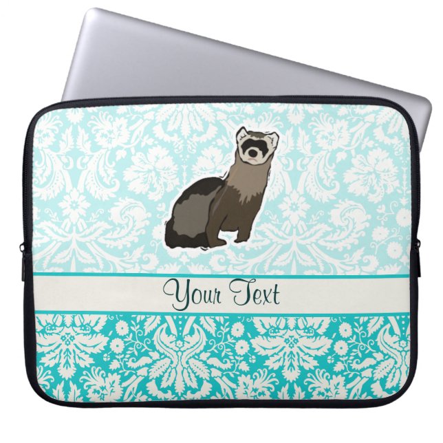 Ferret; Cute Laptop Sleeve (Front)