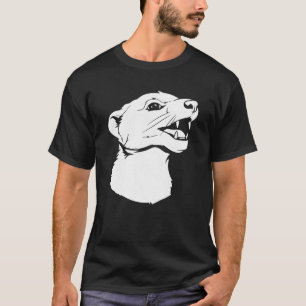 Ferret Cute Weasel Furry Animal Ferret T-Shirt
