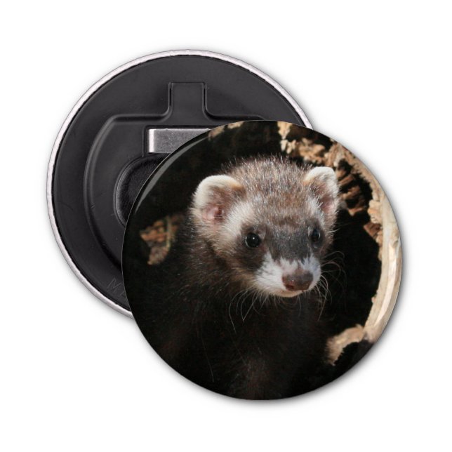 Ferret Face Bottle Opener (Front)