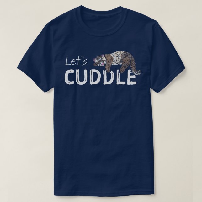 Ferret Ferret Otter Cuddle Shirt (Design Front)
