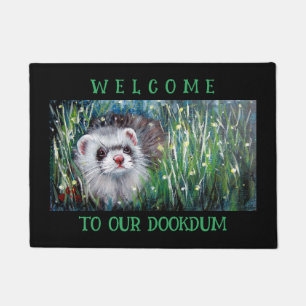 FERRET FIREFLIES WELCOME MAT