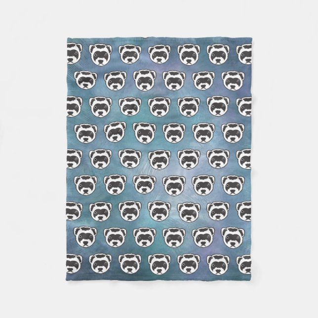 Ferret Fleece Blanket (Front)