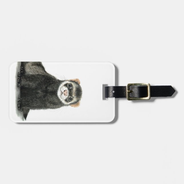 Ferret fun! luggage tag (Front Horizontal)
