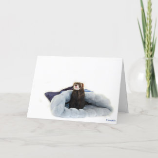 Ferret Greeting Card
