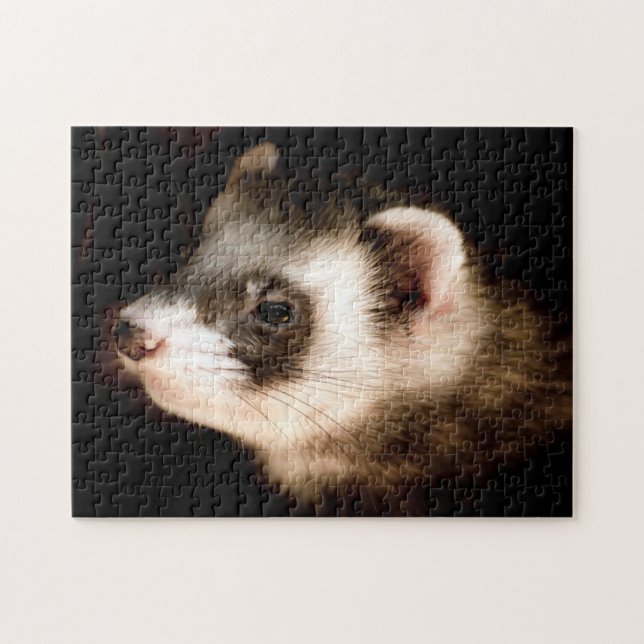 Ferret Head Close-up, Jigsaw Puzzle (Horizontal)