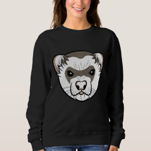 Ferret Head Graphic Costume For Women Men Amp Kids Sweatshirt