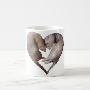 Ferret Heart Mug