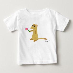 Ferret Holding A Flower Shirts
