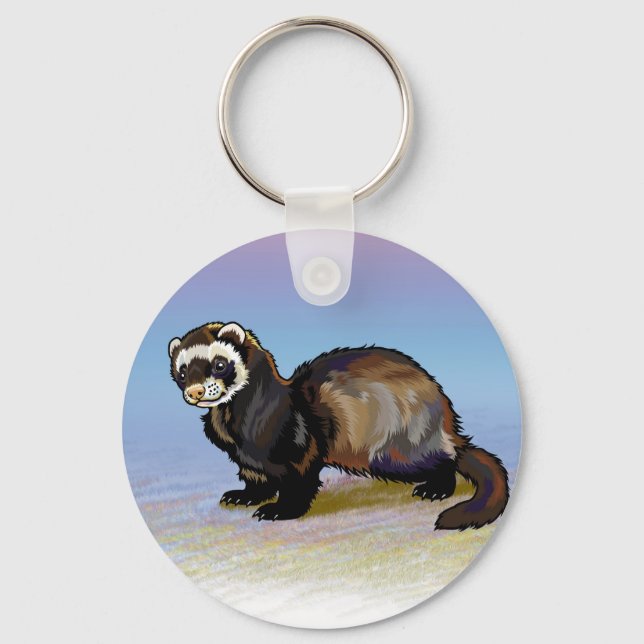 ferret keychain (Front)