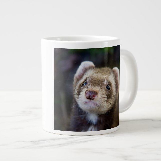 Ferret Large Coffee Mug (Front Right)