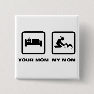 Ferret Lover 15 Cm Square Badge