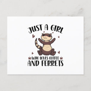 Ferret Lover Gifts   Pets Ferrets Animals Pet Postcard